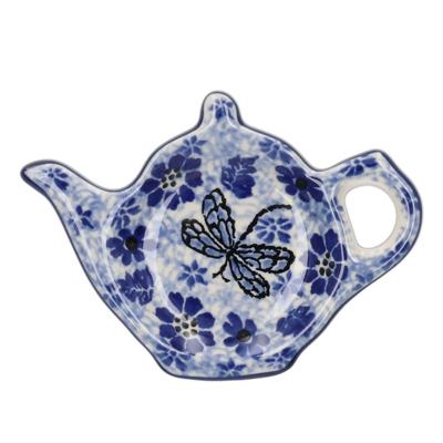 Teabag Dish Teapot - Dragonfly