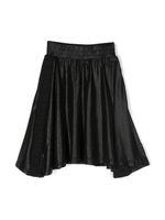 Dkny Kids jupe mi-longue Shimmer asymétrique - Noir - thumbnail