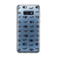 Eye pattern #2: Samsung Galaxy S10e Transparant Hoesje