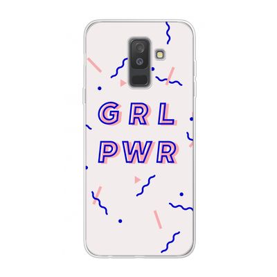 GRL PWR: Samsung Galaxy A6 Plus (2018) Transparant Hoesje