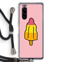 Raketijsje: Sony Xperia 5 Transparant Hoesje met koord