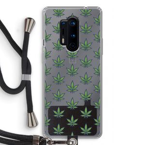 Weed: OnePlus 8 Pro Transparant Hoesje met koord