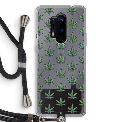Weed: OnePlus 8 Pro Transparant Hoesje met koord