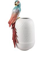 Lladró vase Macaw en porcelaine (56 cm) - Blanc - thumbnail