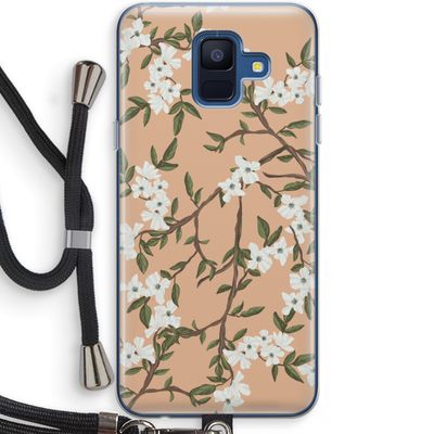 Blossoming spring: Samsung Galaxy A6 (2018) Transparant Hoesje met koord