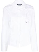 Jacquemus chemise La Chemise Ruban en coton - Blanc - thumbnail