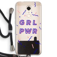GRL PWR: Xiaomi Redmi 5 Transparant Hoesje met koord