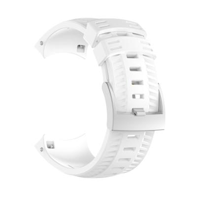 Silicone polsbandje voor vervanging voor SUUNTO 9 (wit)