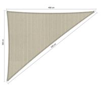 Driehoek 90 3,00x4,00x5,00 m Sahara Sand - Shadow comfort