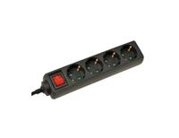 VB Extend Stekkerdoos - met schakelaar - 4 aansluitingen - zwart