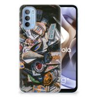 Motorola Moto G31 | G41 | Siliconen hoesje | met foto Badges