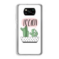 I love cacti: Xiaomi Poco X3 NFC Transparant Hoesje