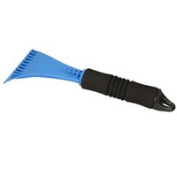 Kunststof ijskrabber blauw met softgrip handvat 27 cm