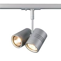 SLV Railspot dubbelBima 2 1-fase grijs - 143432