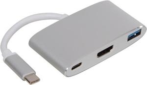 USB 3.1 type C kabel naar HDMI + USB 3.0 A + USB type C