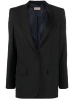 Blanca Vita blazer à simple boutonnage - Noir