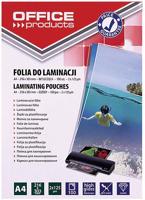 OFFICE products lamineerhoes A4, 250 micron (2 x 125 micron), pak van 100 stuks