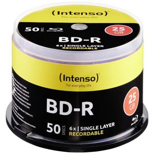 Intenso 5001115 Blu-ray BD-R SL disc 25 GB 50 stuk(s) Spindel