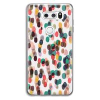 Tropical Dots: LG V30 Transparant Hoesje