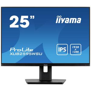 Iiyama 25 ETE IPS-panel LED-monitor Energielabel F (A - G) 63.5 cm (25 inch) 1920 x 1200 Pixel 16:10 4 ms HDMI, DisplayPort, Hoofdtelefoon (3.5 mm jackplug),