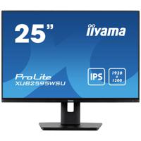 Iiyama 25 ETE IPS-panel LED-monitor Energielabel F (A - G) 63.5 cm (25 inch) 1920 x 1200 Pixel 16:10 4 ms HDMI, DisplayPort, Hoofdtelefoon (3.5 mm jackplug), - thumbnail