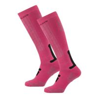 Poederbaas Skisokken 2-pack Pink-39/42