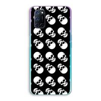 Musketon Skulls: Oppo A72 Transparant Hoesje