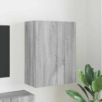TV-wandkast Grijs Sonoma 59,5 x 31 x 80 cm Bewerkt hout