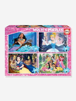 Set met 4 puzzels van 50 tot 150 stukjes Disney® Prinsessen EDUCA roze