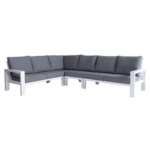 Benton Hoek Loungebank - Wit - Buitengewoon de boet