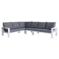 Benton Hoek Loungebank - Wit - Buitengewoon de boet