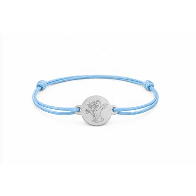 Kindercollectie armband geboortebloem - Stainless steel - Zilver