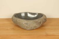 Flussstein Waschbecken RM030363, 48x37x15 cm