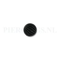 Tongpiercing tickler bal zwart