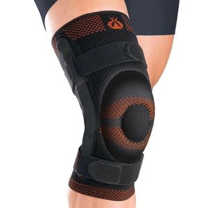 Orliman Knieband Rodisil Plus - Gesloten Patella - Zwart-M