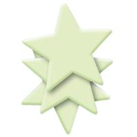 Sterrenhemel glow in the dark - stickers - Dia 8 cm - 3x stuks - Lichtgevende stickers - kinderkamer
