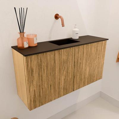 Toiletmeubel Mondiaz Joya | 80 cm | Meubelkleur Oak | Faye wastafel Urban Midden | Zonder kraangat(en) Toiletmeubel Mondiaz Joya | 80 cm | Meubelkleur Oak | Faye wastafel Urban Midden | Zonder kraangat(en)
