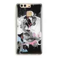 Camouflage de sommeil: Huawei P9 Transparant Hoesje