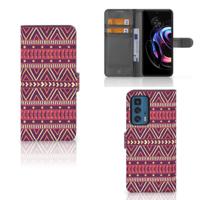 Motorola Edge 20 Pro | Telefoon Hoesje | Aztec Paars Motorola Edge 20 Pro | Telefoon Hoesje | Aztec Paars