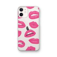 Bite my lip: iPhone 12 Transparant Hoesje