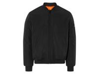 LIVERGY Heren bomberjack (Zwart, L)