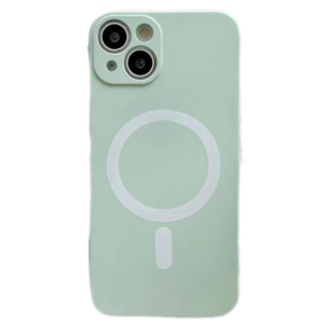 iPhone 14 Pro hoesje - Backcover - Geschikt voor MagSafe - TPU - Mintgroen