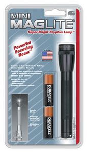 Maglite Mini 2-Cell AA Holster Black (Blister) zaklamp, incl. batterijen