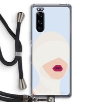 Incognito: Sony Xperia 5 Transparant Hoesje met koord