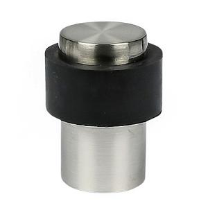 Benson Deurstopper - zilverkleurig - met schroef montage - H4 x D3 cm - deurbuffer