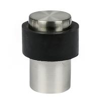 Benson Deurstopper - zilverkleurig - met schroef montage - H4 x D3 cm - deurbuffer Benson Deurstopper - zilverkleurig - met schroef montage - H4 x D3 cm - deurbuffer