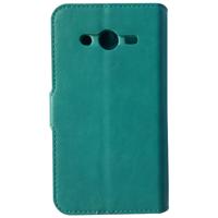 Galaxy Core 2 hoesje aqua blauw