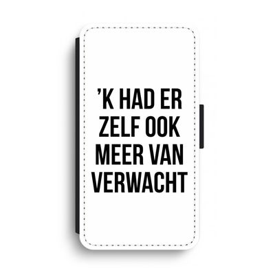 Meer verwacht: iPhone XS Max Flip Hoesje