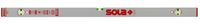 Sola Alu blokwaterpas AZB3/100, 100cm 3 libellen 0,50mm/m zilver - 01013301 - 01013301