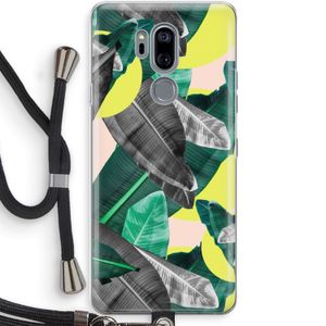 Fantasie jungle: LG G7 Thinq Transparant Hoesje met koord